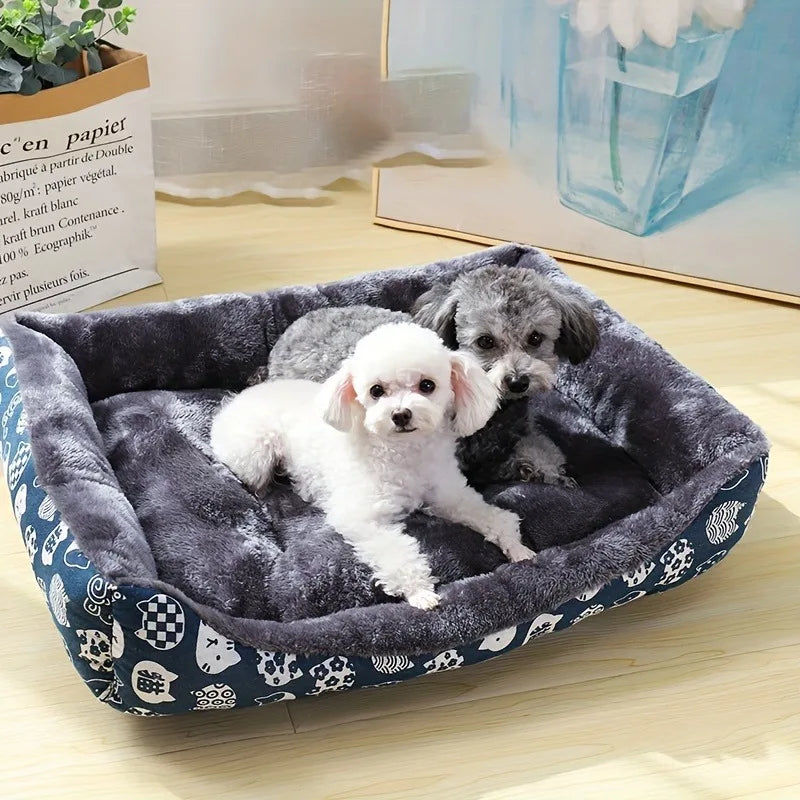 XXL Blue Pet Dog Bed Sofa Mat for Cats and Dogs