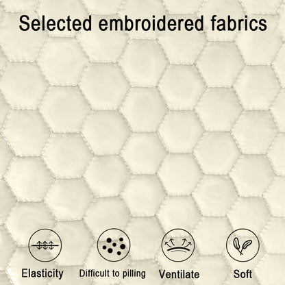 Khaki Hands-Free Quilted Pet Carrier Sling - Soft & Comfortable Front Pack for Small Dogs and Cats